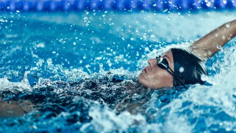 Sports lighting solutions for public swimming pools